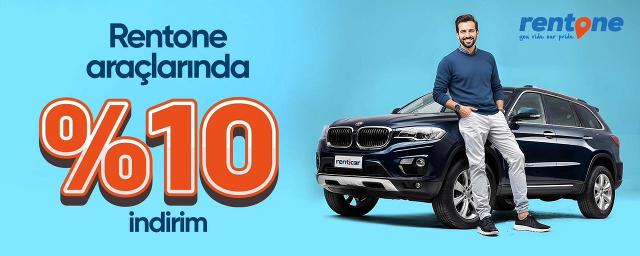 Rentone Araçlarında %10 İndirim!