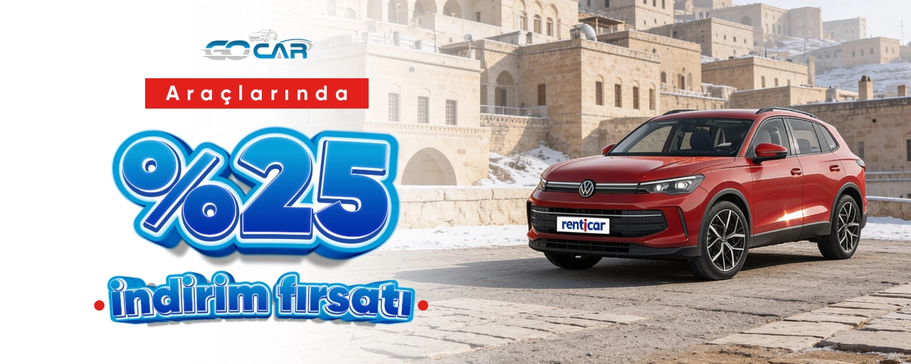 GoCAR Araçlarında %25 İndirim!