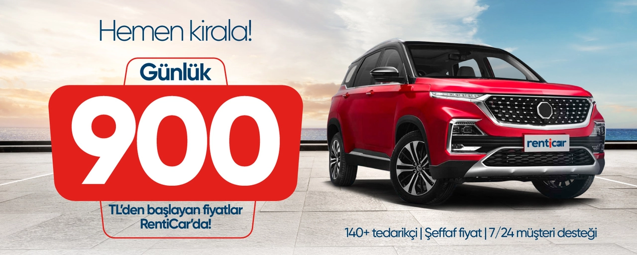 Günlük 900TL' den Başlayan Fiyatlar