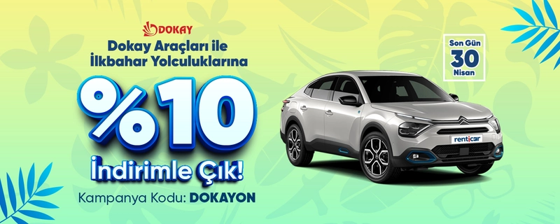Rent Dokay vehicles with 10% discount