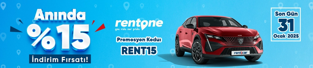Instant 15% Discount Offer On Rentone Cars!