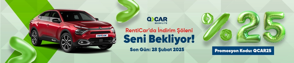 Discount Feast is Waiting for You at RentiCar! 25% Discount Opportunity on QCAR Mobility Vehicles!