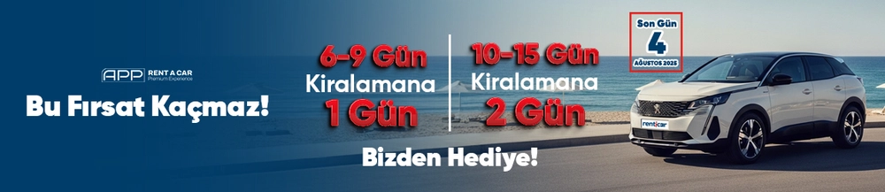 Tag gratis bei 6–9 Tagen Mietdauer!