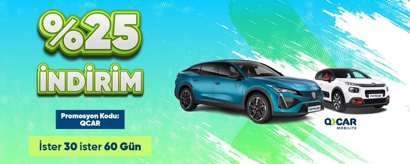 25% Off Monthly Rentals for QCar Mobilite Vehicles