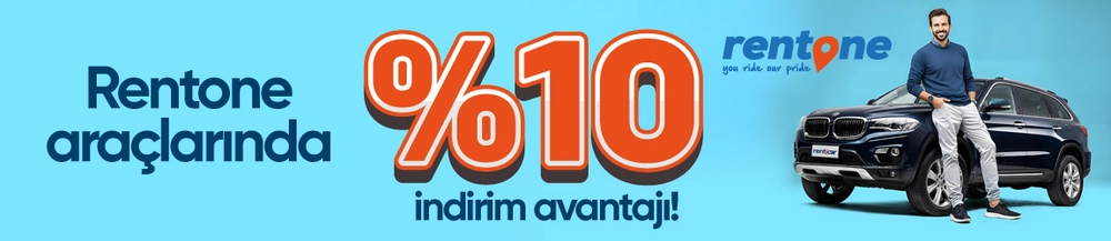 Rentone Araçlarında %10 İndirim!