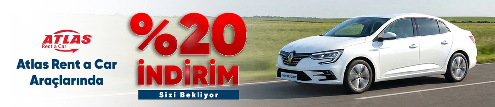 20% Rabatt auf Atlas Mietwagen!