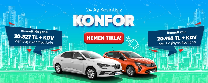 24 Ay Kesintisiz Konfor ile Uzun Dönem Araç Kiralamada Muhteşem Fırsat