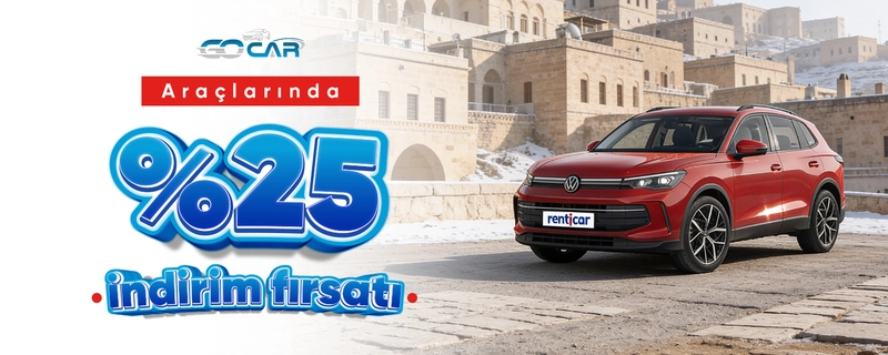 GoCAR Araçlarında %25 İndirim!