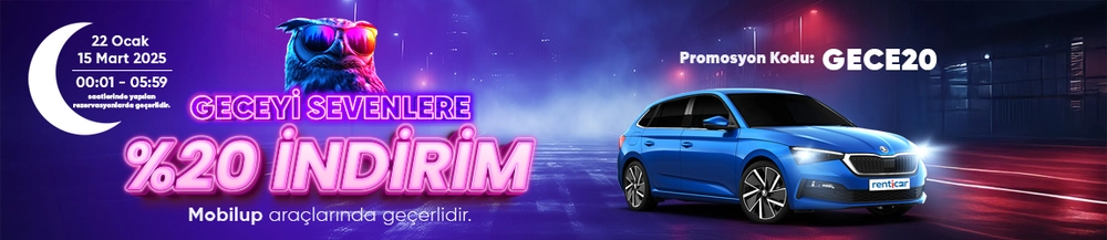 Geceyi Sevenlere Özel: RentiCar’da Mobilup Araçlarında Geçerli Rezervasyon Fırsatı! 🌙 🚗   