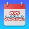 Opportunité de 45 jours de vacances en 2025 avec les jours fériés officiels !