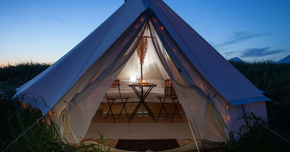 Aufsteigender Trend: Glamping