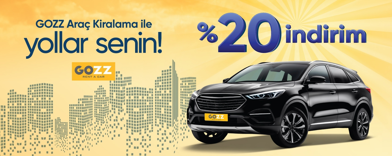20% Rabatt auf Gozz Mietwagen!
