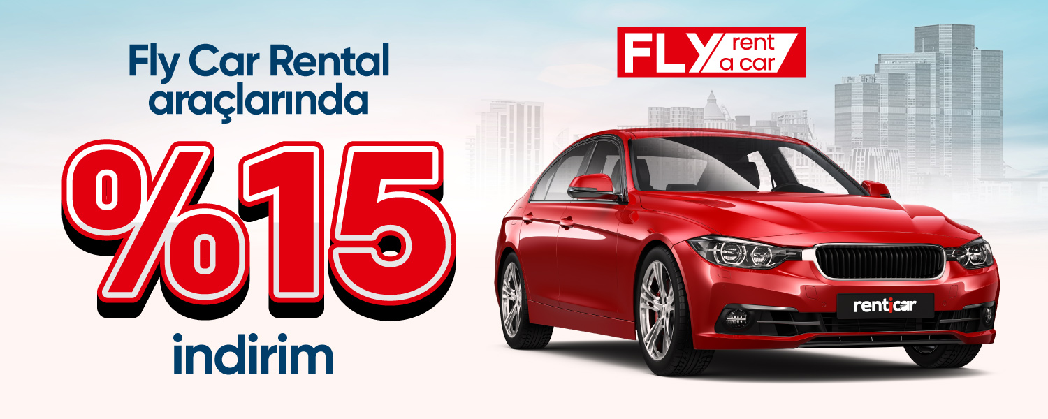 15% Rabatt auf Fly Mietwagen!