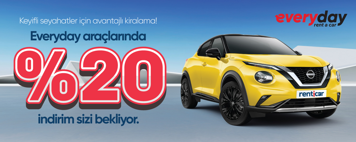 20% Rabatt auf Everyday Mietwagen!