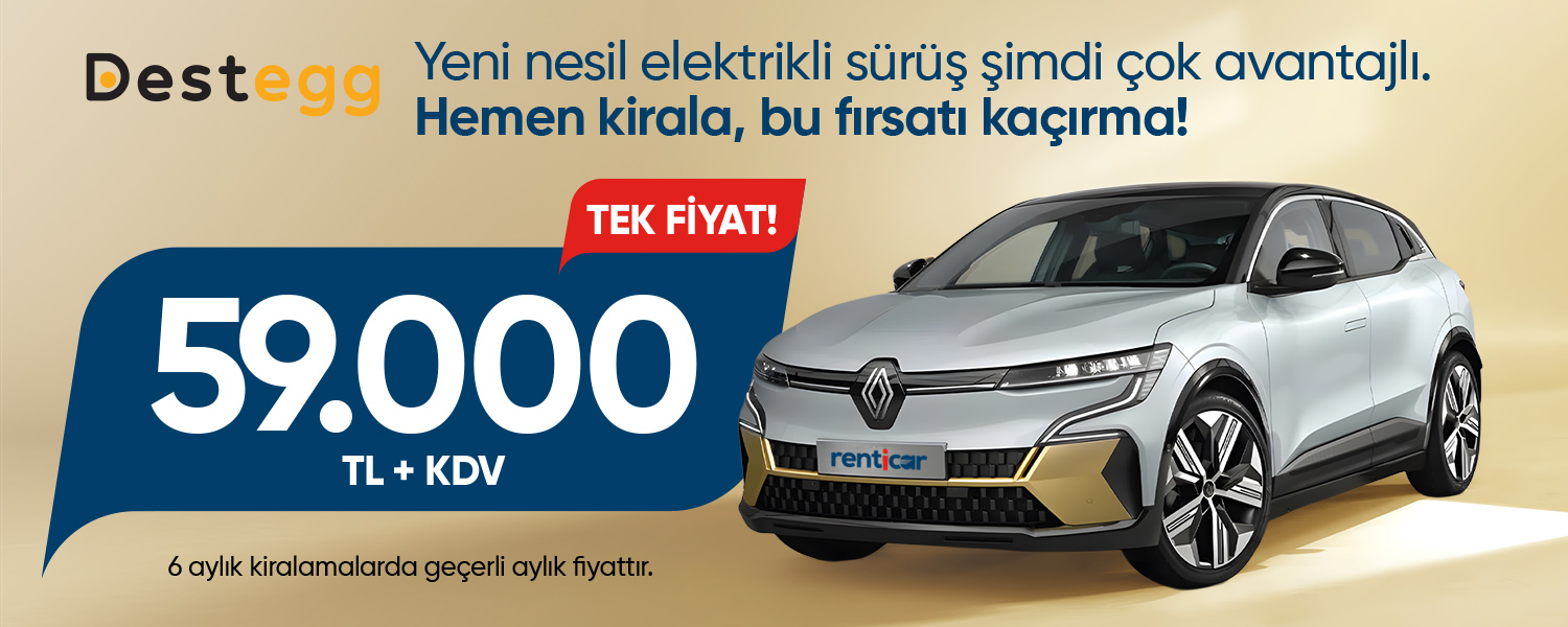 Eco-Friendly and Advantageous: Megane E-Tech – 59,000 TL + VAT All-Inclusive Price