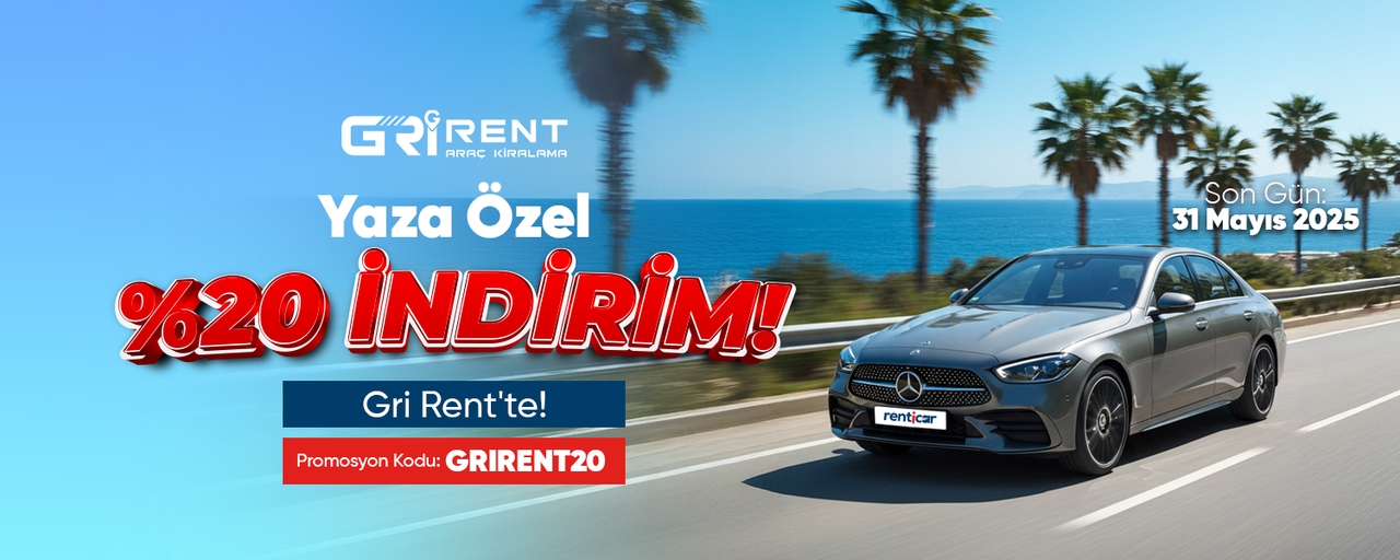 Sommerangebot: 20 % Rabatt bei Gri Rent!