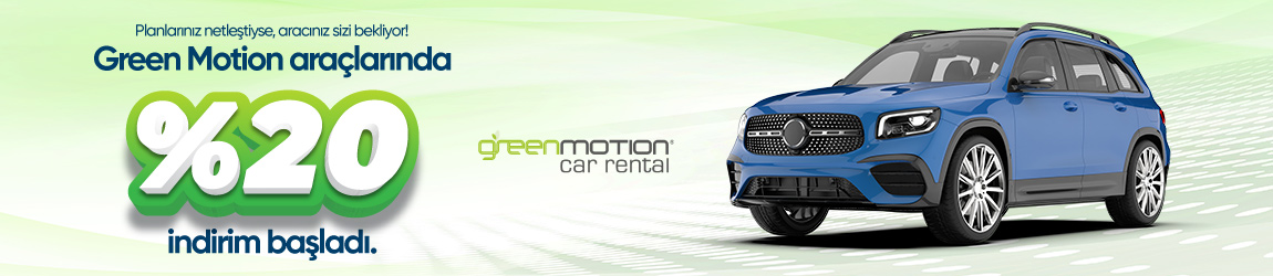 20% Rabatt auf Green Motion Mietwagen!