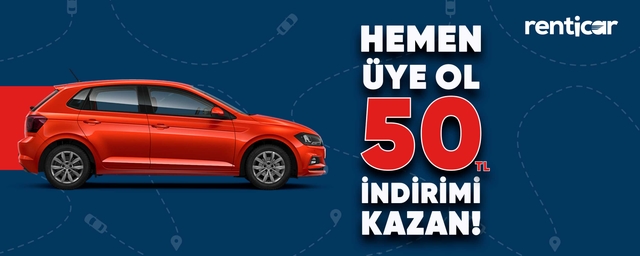 Üye Ol 50 TL İndirim Kazan