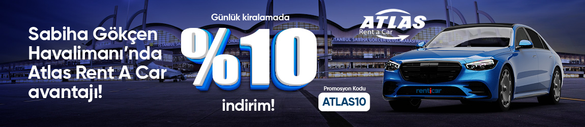 10% Discount on Car Rental at Sabiha Gokcen Airport