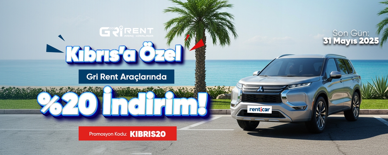 20% Rabatt auf graue Mietwagen in Zypern!