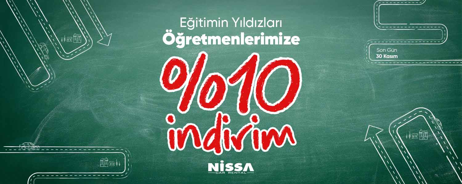 10% Discount on Car Rental for our Teachers who are the Stars of Education