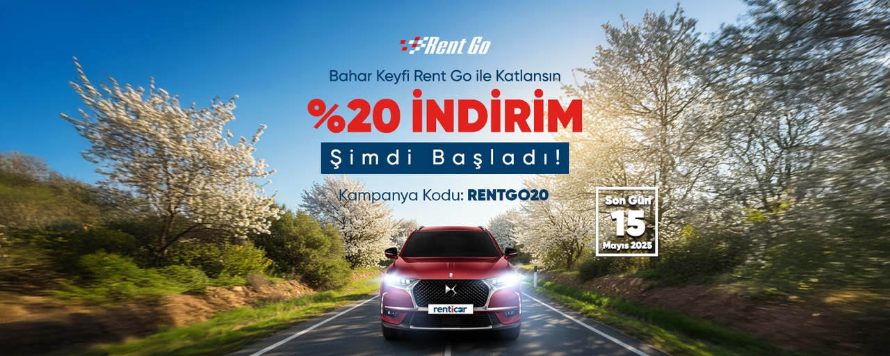 20 % Rabatt auf Frühlingsreisen mit Rent Go!