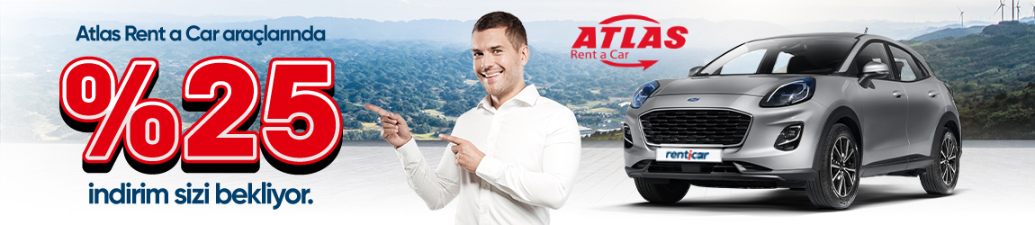 25% Off Atlas Rent a Car!