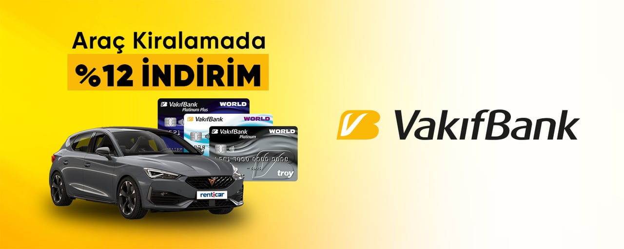 Vakıfbank Müşterileri RentiCar'dan